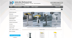 Desktop Screenshot of das-rednerpult.de