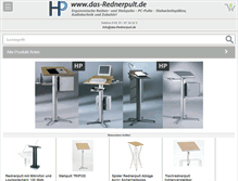 Tablet Screenshot of das-rednerpult.de